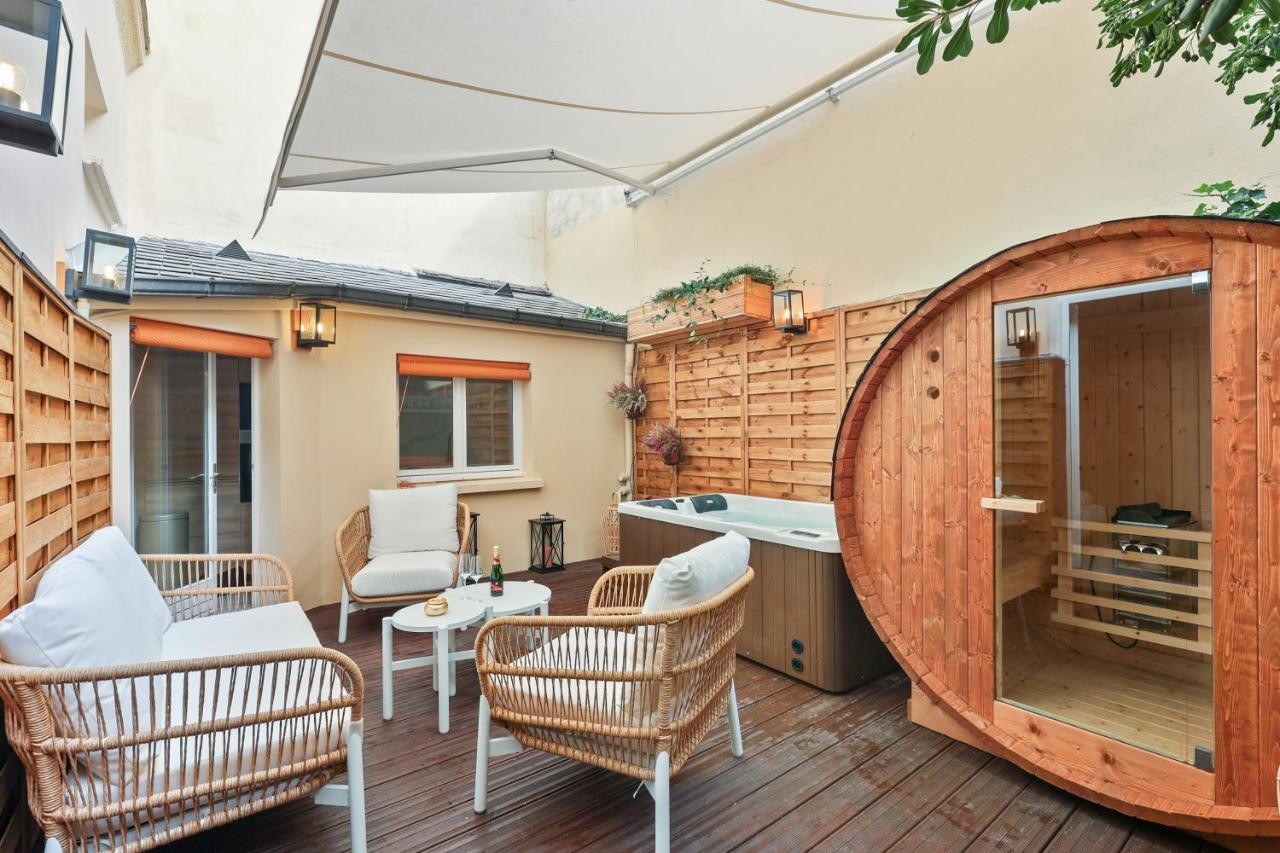 Luxueuse Avec Jardin Prive Sauna Et Jacuzzi Appartement *